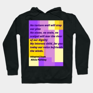 Price of Silence: Elevating Alicia Partnoy Hoodie